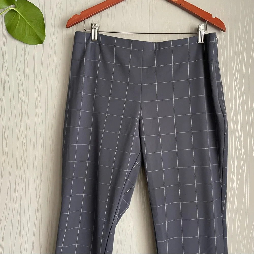 A New Day Gray Plaid Pants Size 14 - Picture 2 of 8
